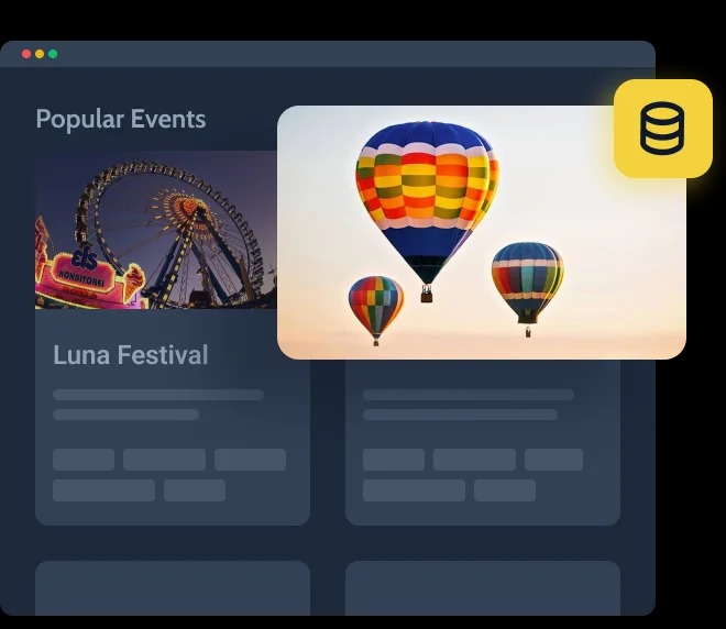 گالری تصاویر با جت انجین