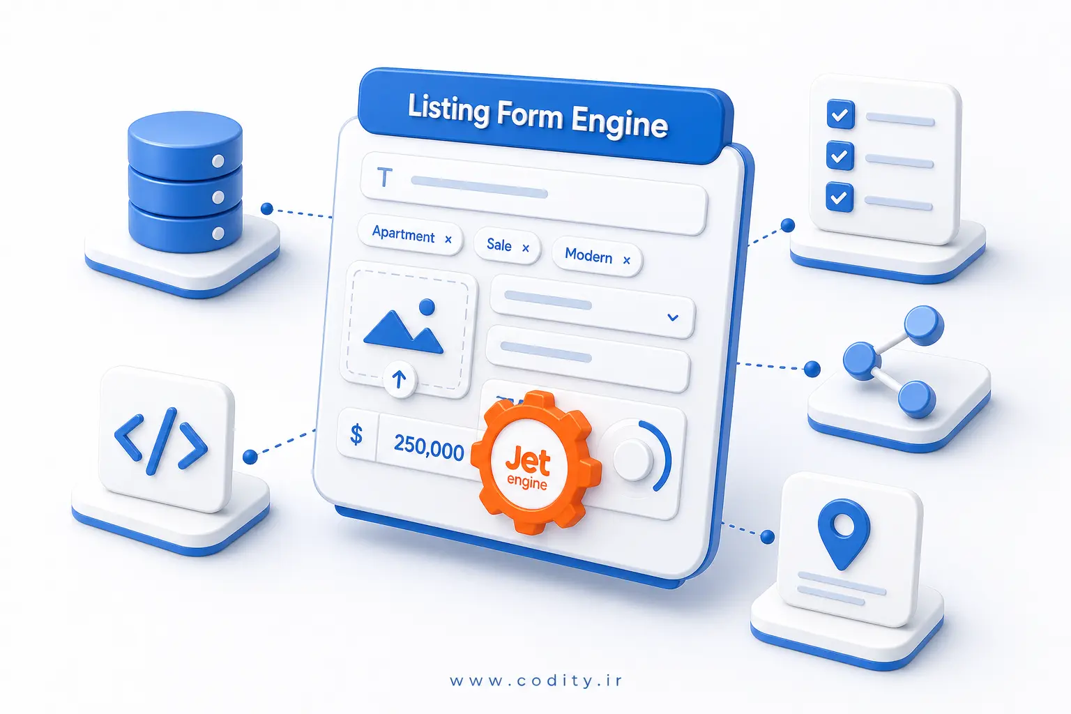 فرم ثبت آگهی با JetEngine